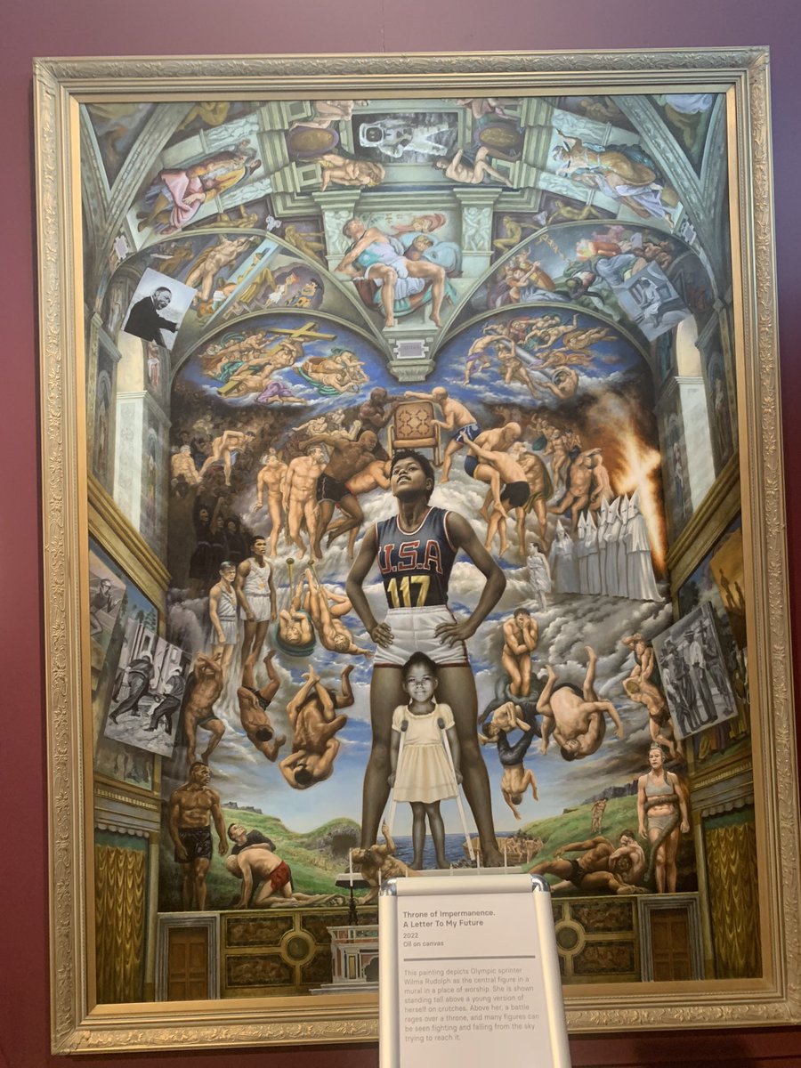 tree_tricia's tweet photo. Phenomenal social and political paintings by Manchester artist Michael Brown! They really are mouth dropping paintings! You can see them at the National Football Museum Manchester. It’s worth the trip! https://t.co/igPVFvHQ7O