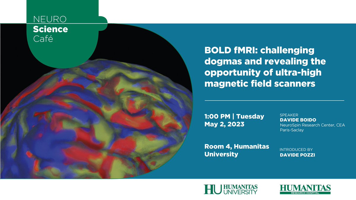 Our next Neuroscience Cafe!
Join us!!
<a href="/HumanitasMilano/">Humanitas Milano</a> <a href="/CNRsocial_/">CNR Consiglio Nazionale delle Ricerche</a> 
<a href="/DavideBoido/">Davide Boido</a> <a href="/Davide54622546/">Davide Pozzi</a>