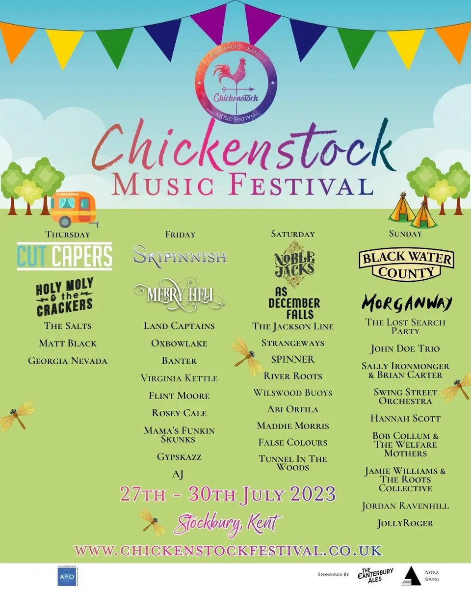Love that there's a festival called Chickenstock 👏