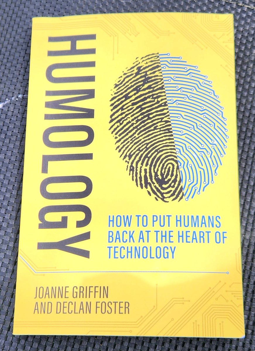 Really enjoying my Bank Holiday reading <a href="/HumologyBook/">Humology</a> by <a href="/Joanne_AdaptIQ/">Joanne Griffin</a> and Declan Foster.

Fascinating study on the interactions between technology and us humans.

Very well written and argued.