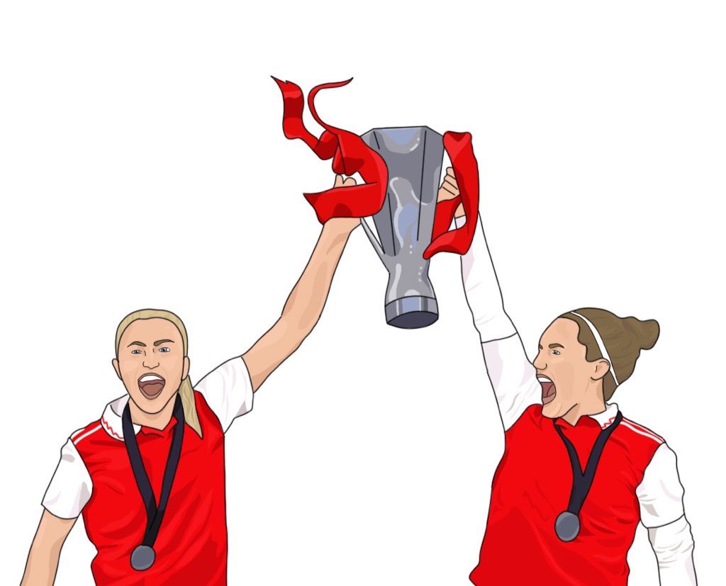 artbysophg's tweet photo. ARSENAL WOMEN SOLD OUT THE EMIRATES

Here’s a collection of a few of my favourite Arsenal pieces to celebrate 

#arsenalwomen #emiratesstadium #UWCL #arsenal 

@ArsenalWFC @UWCL @BarclaysWSL @leahcwilliamson @jbeattie91 @bmeado9 @VivianneMiedema @liawaelti https://t.co/4lHJMyjIaW
