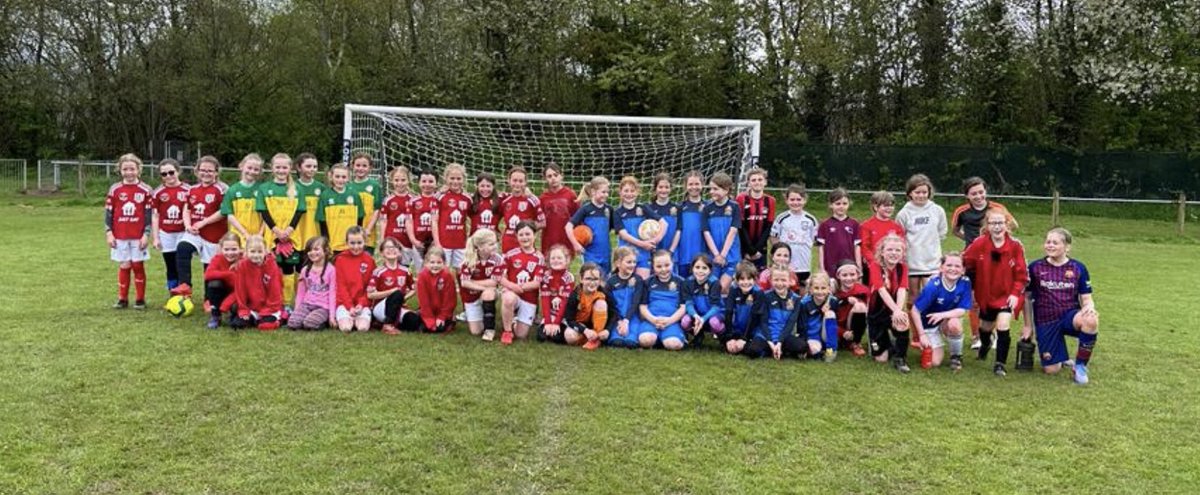 Our first festival. Thank you @LlandodGirlsFC @LlaniTownfc for travelling down to us today.