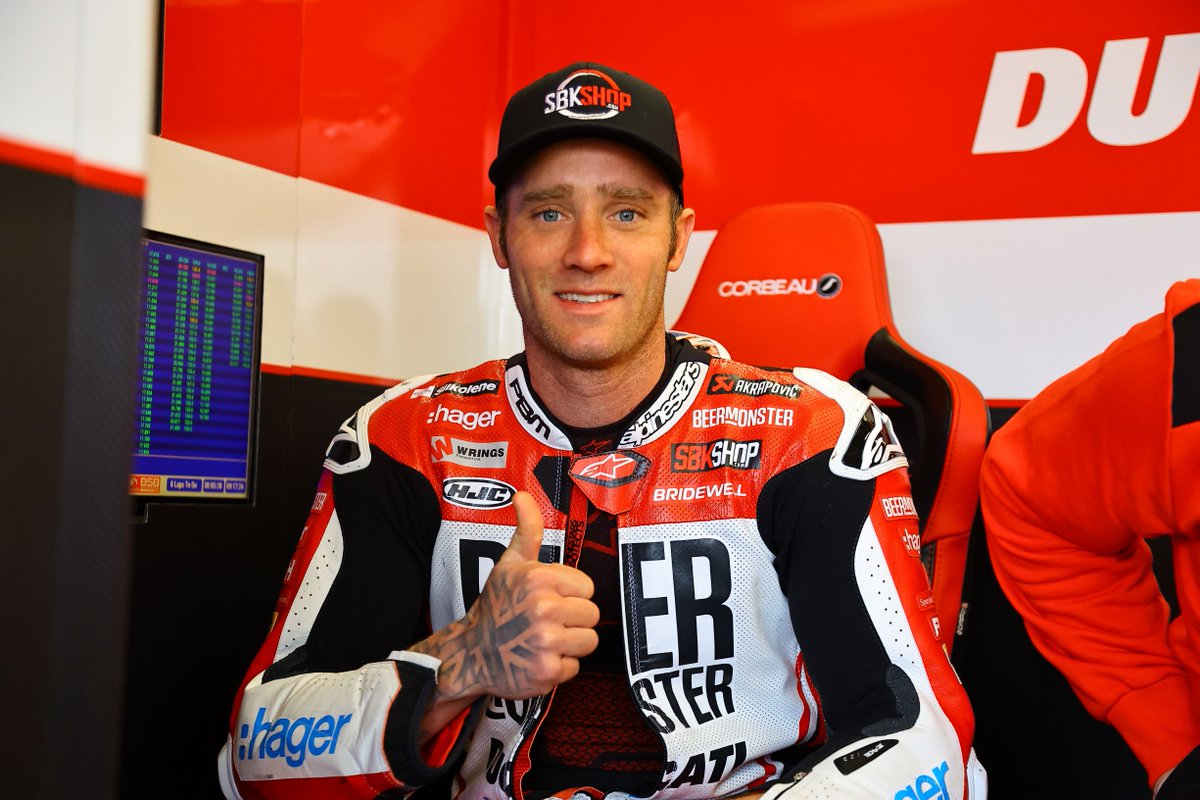 OfficialBSB's tweet photo. REPORT: @tommybridewell back on top in final free practice at @Oulton_Park #OultonBSB 

Can the BeerMonster Ducati @PBM_Team rider stay on top in @eBay_UK Qualifying coming up at 14:30 

📰 https://t.co/l0OMO8nPuu https://t.co/1lkxReToFJ