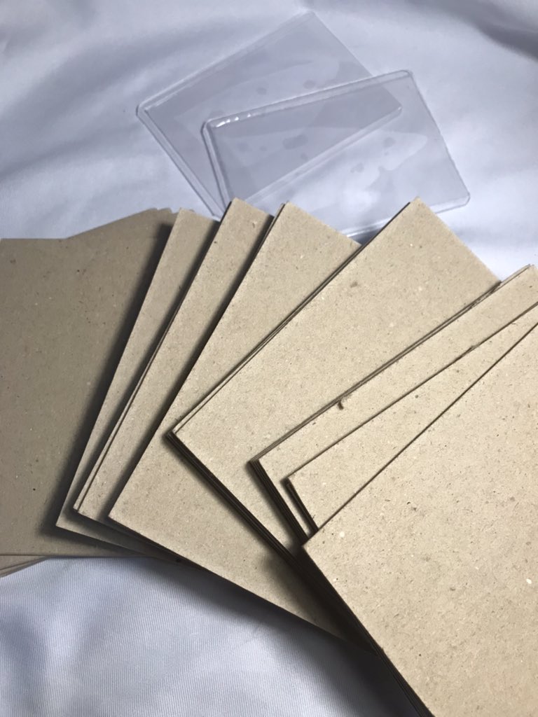 _dyeonluv's tweet photo. .  . 𓂃 ⑅ ꒰ #avshsells ꒱ ୨୧

     ⋆·˚ chipboard w/ free toploaders for php 150 
               
   —  size 4x5 inch 
   —  25 pcs 
  
- payo, gcash
- please read pinned, rcbyt 

t. wts lfb ph packing materials chipboard cardboard for photocard https://t.co/KkTIFdBB4l