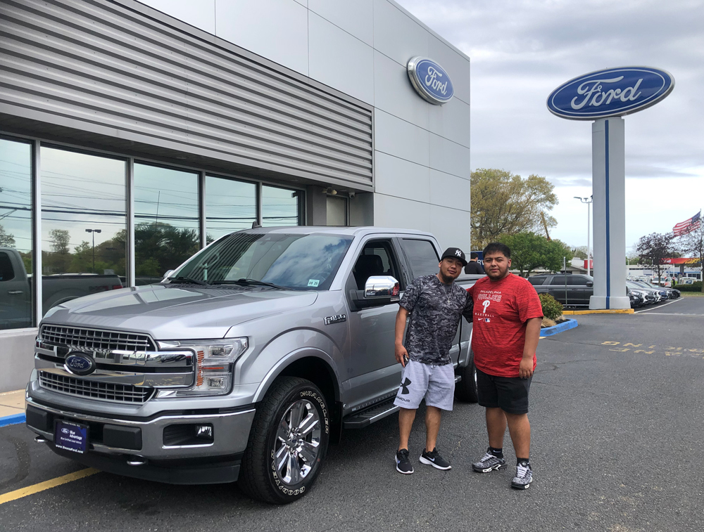 DownsFord's tweet photo. Thank you Pedro and Jorge from Bristol PA and congratulations on your CPO 2020 F150!
Salesperson: Maria Springer https://t.co/wO9ZrBTYjr