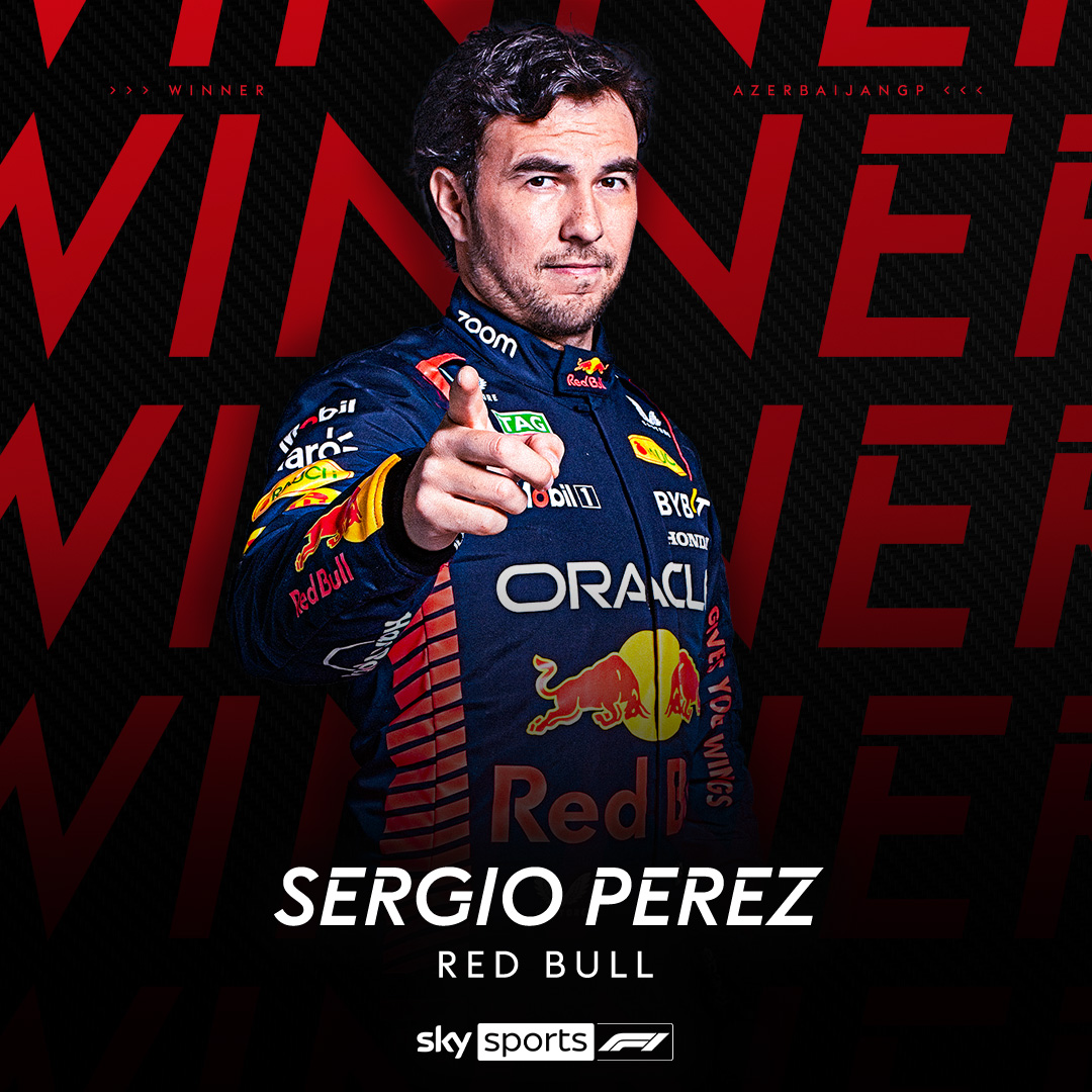 Sergio Perez sprint zaferi sonra #BakuGP de zafere ulaştı iki günde iki zafer.
Max Verstappen 2.
Max Verstappen en hızlı tur 
Red Bull çifte zafer 🔥
Derin Sergio Perez lobisi bu sene şampiyonluk istiyor.
#F1 #F1Sprint #AzerbaijanGP #redbullracing