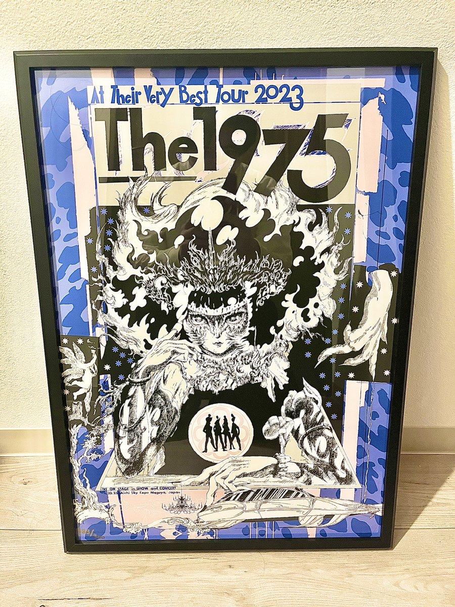 KskSssg's tweet photo. リトグラフ良い感じ！！！
#The1975 https://t.co/YclhWmSm3V