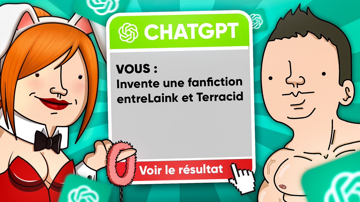 WankilStudio's tweet photo. 🌀 NOUVELLE VIDÉO ! 🌀
On utilise ChatGPT pour créer de belles histoires 😍
>> https://t.co/8gO8YmMM8h <<