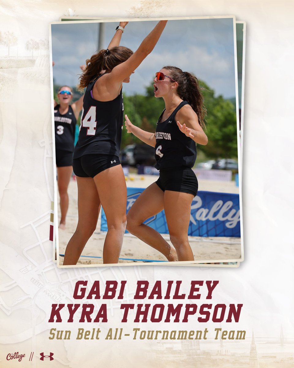 Gabi Bailey and Kyra Thompson named to the Sun Belt All-Tournament Team

#TheCollege🌴🏐