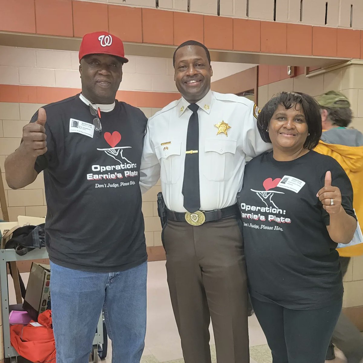 earniesplate's tweet photo. Serving our Community! Thank you, Sheriff John Carr Prince George's County MD, for your support https://t.co/dsdV6IYzOo