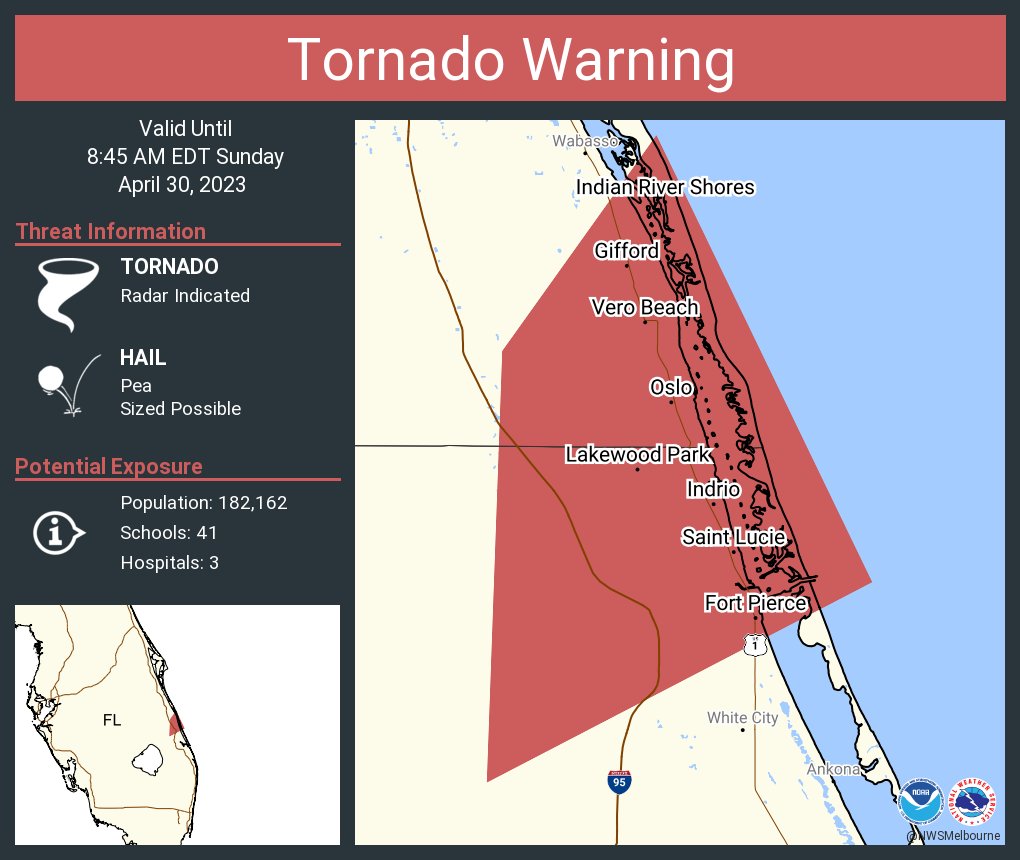Nws tornado on twitter tornado warning continues for fort pierce fl