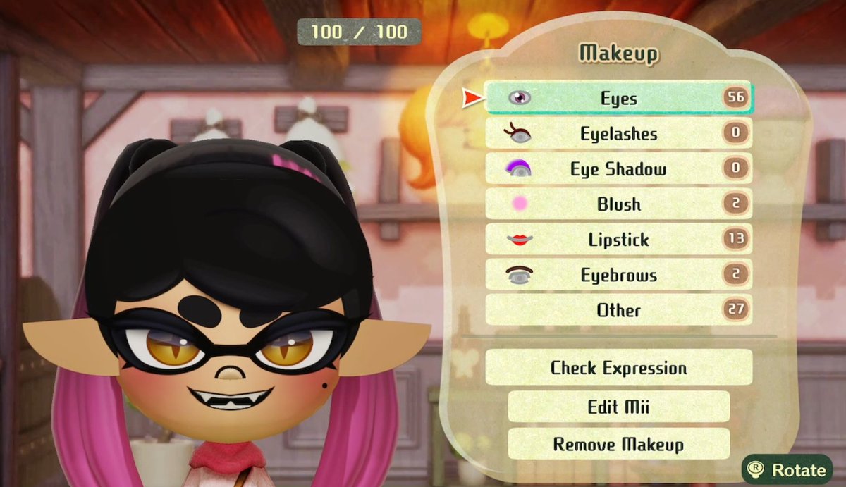 I made Callie from Splatoon in Miitopia :)
(Access key 7C7VLD1)
#Splatoon3 #Splatoon #calliesplatoon #squidsisters #Callie #miitopia #mii #nintendoswitch #アオリイカ #ミートピア