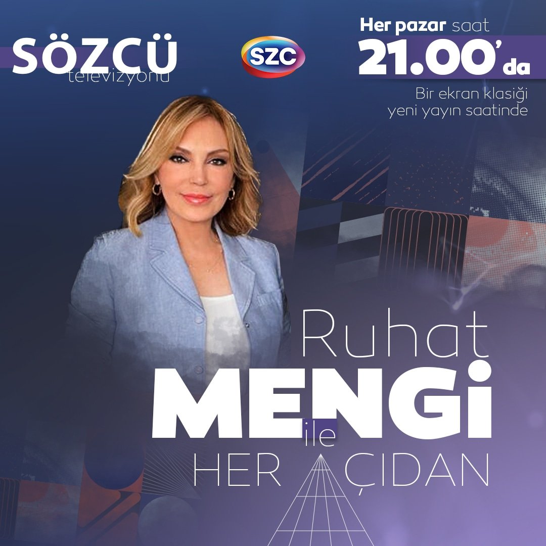 Bu Akşam (30 Nisan 2023 Pazar) Saat 22:30'da Sözcü Televizyonda "Ruhat Mengi ile Her Açıdan" programına konuk olup gündeme ilişkin değerlendirmelerde bulunacağım. 
Canlı yayın programının linki
youtube.com/live/GITsYXvEH…