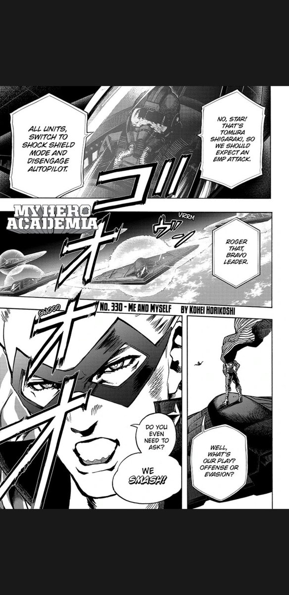 YUNO1660's tweet photo. Chapter 330 let's Smashhhhh
#MyHeroAcademia 🏫 #StarandStripe 🇺🇸 #MHA330 https://t.co/2l2yAJV9RW