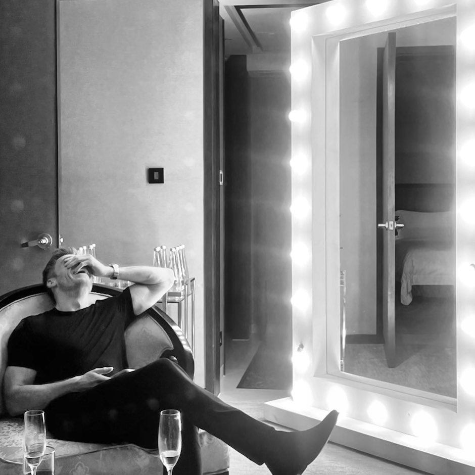 Good company can always bring a smile.