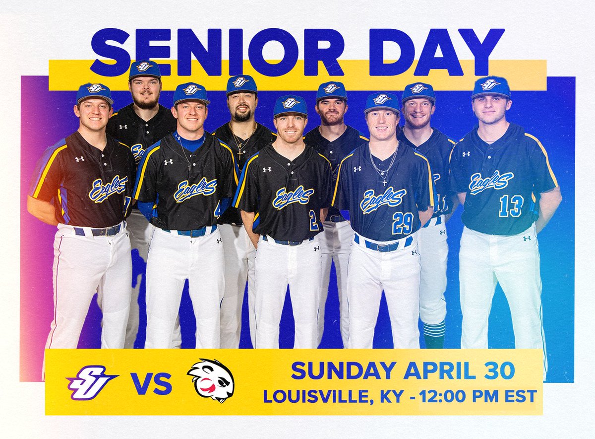 SUGoldenEagles's tweet photo. BSB | Final home game for our seniors!

🆚 Blackburn
📍 Louisville, Ky.
⏰ 12 PM
🎥 https://t.co/UCgUg7G6Se https://t.co/9sQk6BkWTu