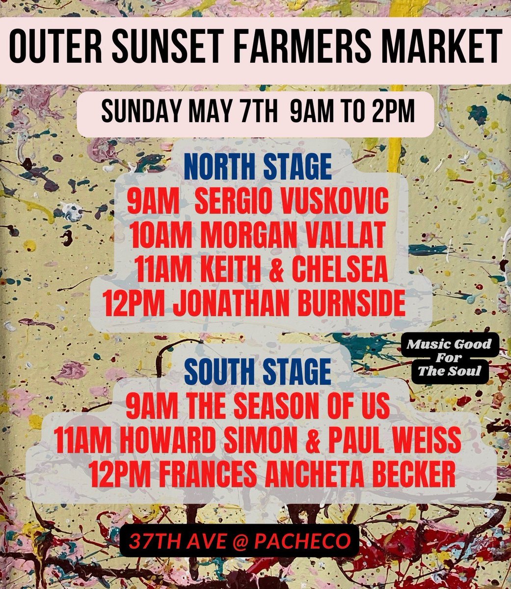 chelsearocks415's tweet photo. See us a week from today outside at this great Farmer's Market doing originals and cover's from the 60's and 70's! https://t.co/Ll4KjdGhCr