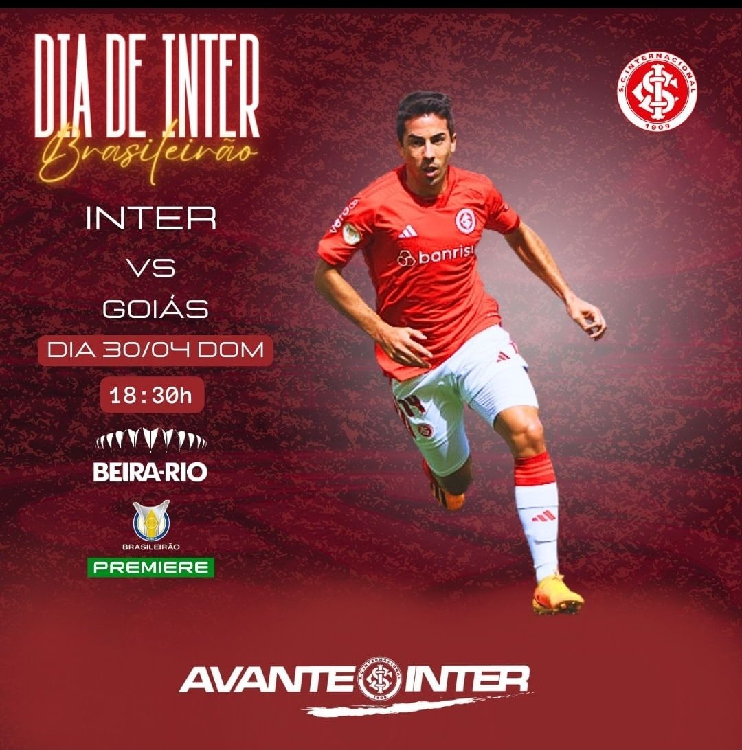 avante_inter's tweet photo. Hoje é dia de Inter!! Dia de torcida por mais uma vitória e encostar nos líderes do Brasileirão. https://t.co/s9gMMe9Yq0