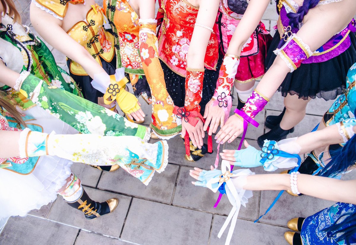 karoko_3's tweet photo. 久々にμ’sやってきた！チャイナ衣装カラフルで本当可愛かった😭🧡初めての穂乃果ちゃん☺️🧡
 #0430れいわのみゅーずチャイナ覚醒併せ https://t.co/m60BH3Ivaj