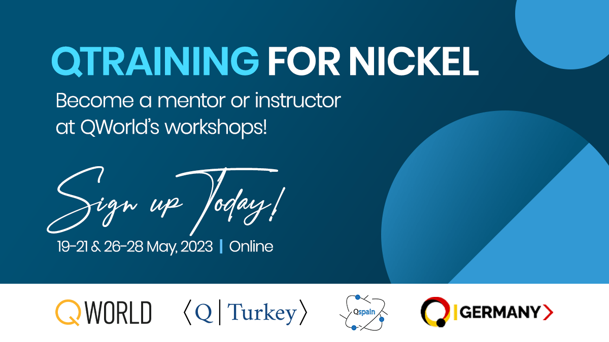 QWorld19's tweet photo. 📢Excited to announce our newest #training program to become a #mentor or #instructor for #QWorld's #workshops on #oracular #quantum #algorithms✨✨✨

https://t.co/sYL2vnGOKT

Application deadline is May 10, 2023!

Organized by #QTurkey, #QSpain, and #QGermany! https://t.co/8zAdxhB7Jx