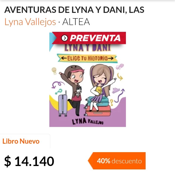 Ayudaaa Te amoo Preventaaaa 😭💕
Si lo compro me llega el 23 de mayo 

Hay sale caroooo 😿 Ayudaaaaaaaaa
No se si voy alcanzar a comprar el nuevo libro 

<a href="/SrtaLyna/">Lynita ✨ lvs dani</a> <a href="/Nilcobax/">Dani 🐾 lvs Lynita</a>