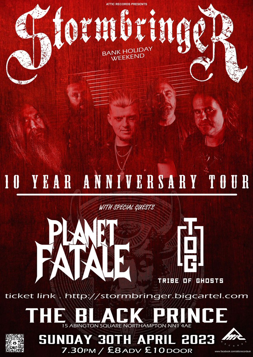STORMBRINGER (@ukstormbringer) on Twitter photo Northants Massive!
Tonight's the night....
Home Town Gig with very special guests <a href="/planetfatale/">Planet Fatale</a> and <a href="/tribeofghostsuk/">Tribe Of Ghosts</a>
See you Down the Front
stormbringer.bigcartel.com/product/stormb… Northants Massive!
Tonight's the night....
Home Town Gig with very special guests <a href="/planetfatale/">Planet Fatale</a> and <a href="/tribeofghostsuk/">Tribe Of Ghosts</a>
See you Down the Front
stormbringer.bigcartel.com/product/stormb…