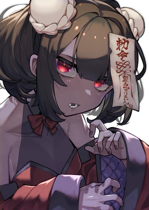 これは姉妹の中で最もキョンシーが似合う(自社調べ)ためキョンシーにされた東北三女