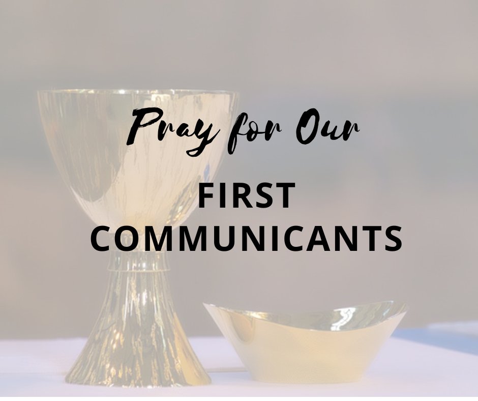 StPetersMendota's tweet photo. This weekend, at all Masses, several children will be experiencing their first encounter with Christ through the Eucharist.  Please keep them in your prayers! https://t.co/RkjBRZ3YSg