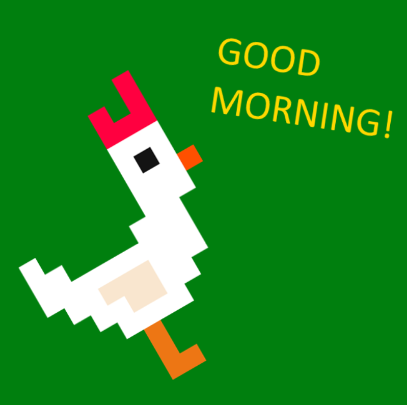Burnrate_Dev's tweet photo. @hippowombat 
1 6px chicken says.. https://t.co/UxR9xHgNKM