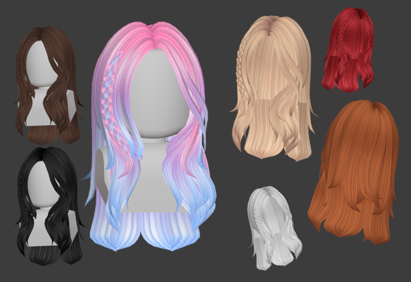 GET TWICE BLONDE PIGTAILS FREE HAIR 🤩🥰 Roblox New Free Hair / TWICE  Square 