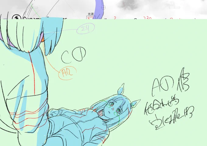 RTTT 第3話 総作監修です。 原画のおだしさんが神なのでキャラのせただけです。感謝…。 #ウマ娘 #ウマ娘ロードトゥーザトップ
