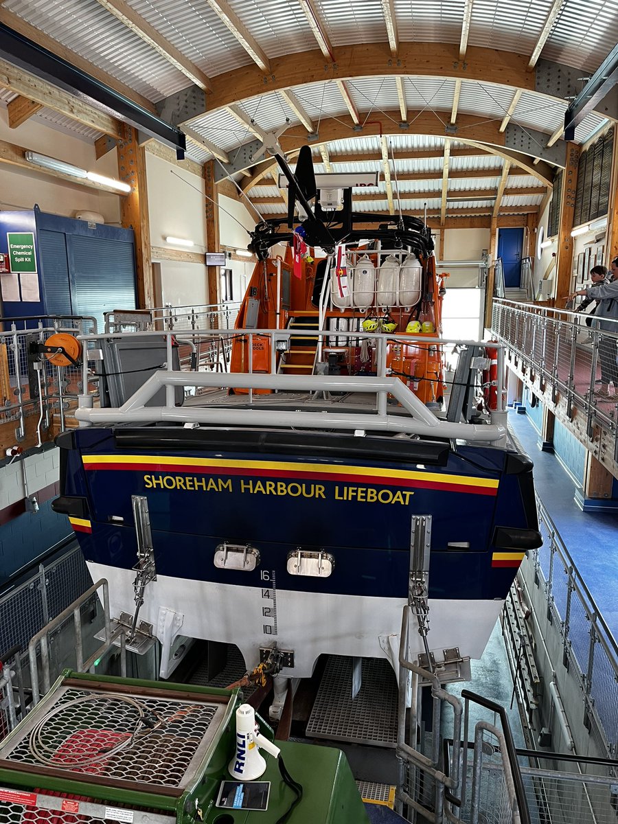 LouBurrell1's tweet photo. Thank you @SLifeboatRNLI for our lovely and unexpected tour of your station 🛟 https://t.co/XjgoDphH3T