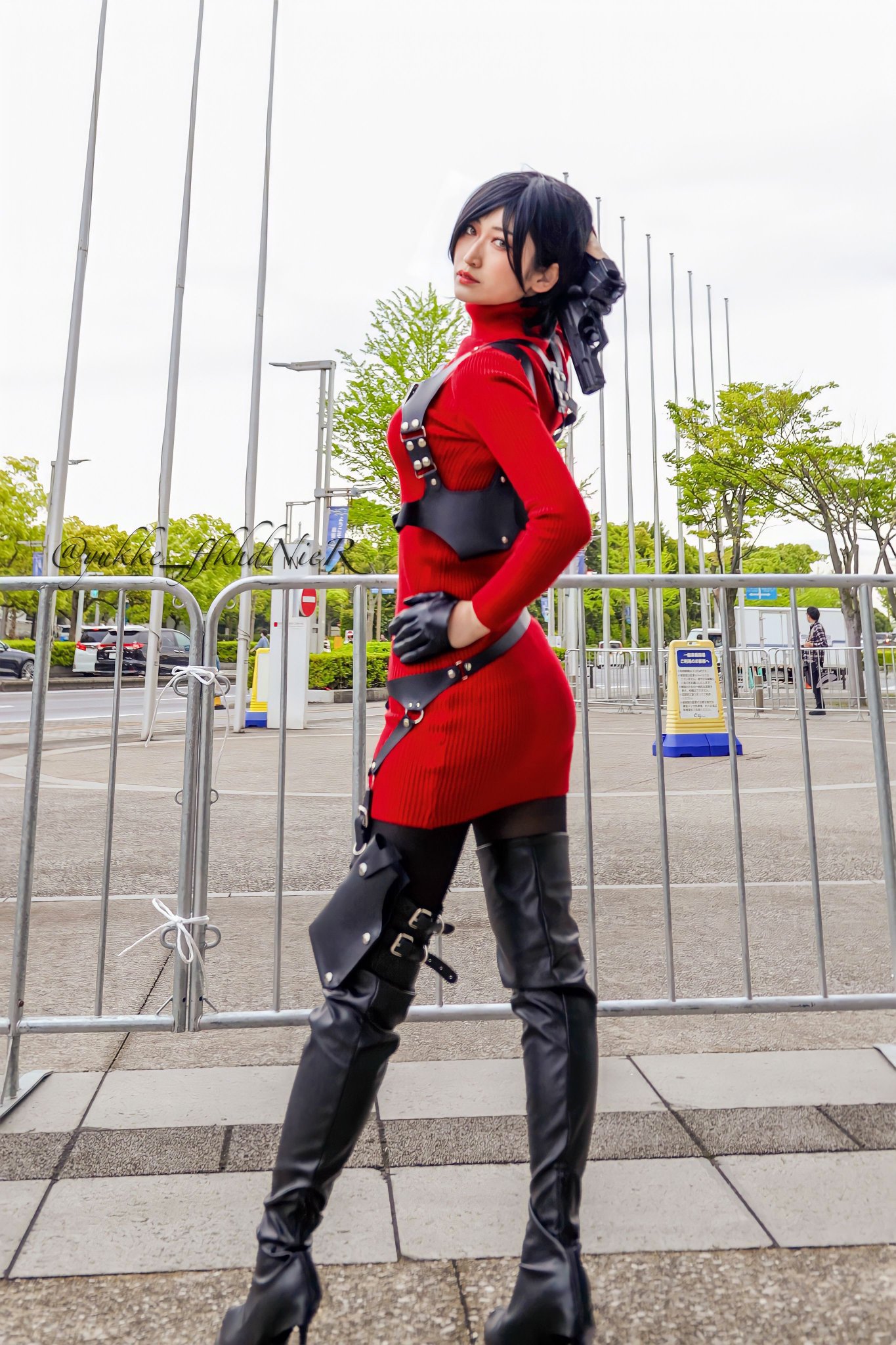 Byoru バイオハザード エイダ コスプレ サイン入り A3ポスター エイダウォン コスプレ バイオハザード