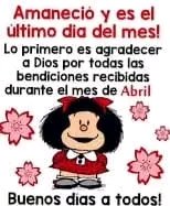 Feliz domingo.