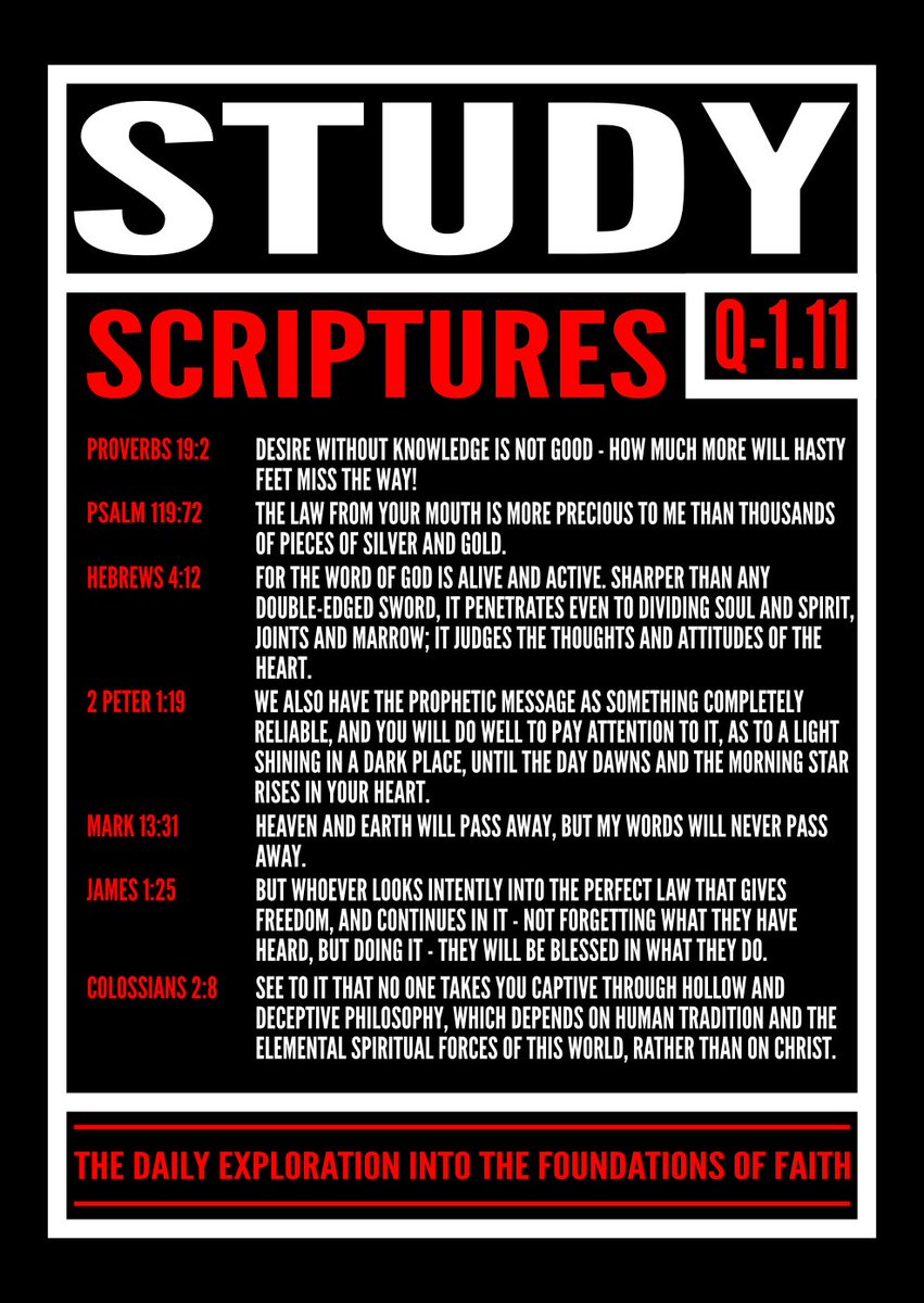 This week's F3 Q Source: Q1.11 Study

The Daily Exploration Into The Foundations Of Faith 📓

The Study podcast 🎙️on.soundcloud.com/WHa1c

Get the freshest scoop on all things QSource here ➡️ tr.ee/4h#F3Nation