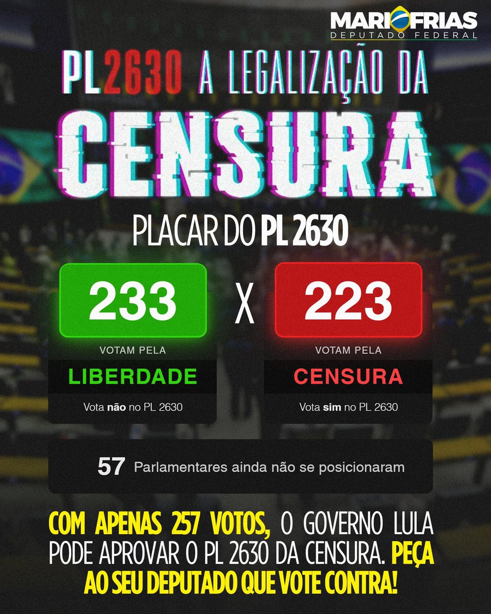 mfriasoficial's tweet photo. Essa luta é de todos nós! Cobre do seu parlamentar! https://t.co/1ENoCDfFAh