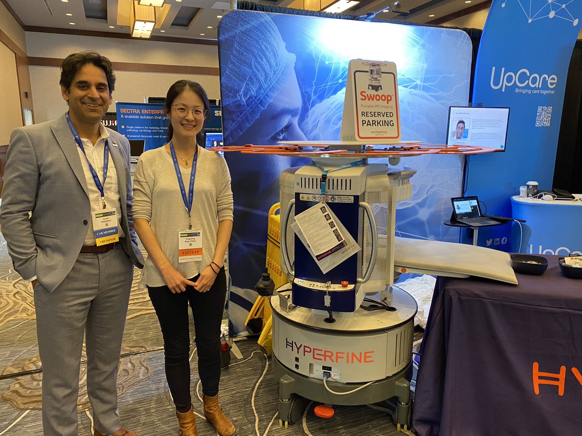 AnishKirpalani's tweet photo. St Mike’s Toronto #Radiology @UnityHealthTO is innovating in many ways, eg, leading 🇨🇦 in use of portable #MRI thru great partnerships @Hyperfine &amp; @UpCarepartners, led by Dr A Bharatha, support by @StMichaelsFdn. ⬆️ MRI access, outcomes. @amychenvais @CARadiologists @UofTMedIm https://t.co/kLWc1dmg6J