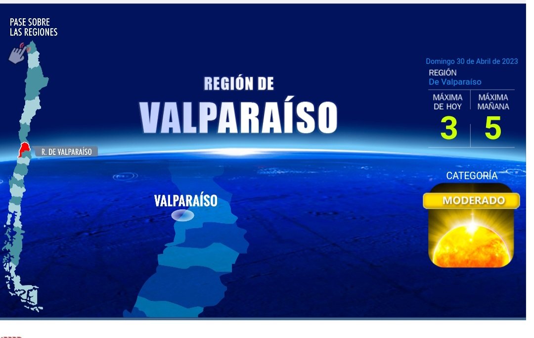aconcaguaclima's tweet photo. En Aconcagua: 
Domingo 30.Abr.33
(08:39)

Nublado. Varia a Despejado P.M.

I.R. SOLAR NIVEL 3
MODERADO
Temp. Máxima: 18/19°

COSTA:
NUBLADO.

VARIA A
DESPEJADO P.M. con Viento.
Temp.máximas 18°

@RedMeteoA
@FRECUENCIA7TV
@meteoandino 
@sanfelipeinform https://t.co/ng11DJSlWt