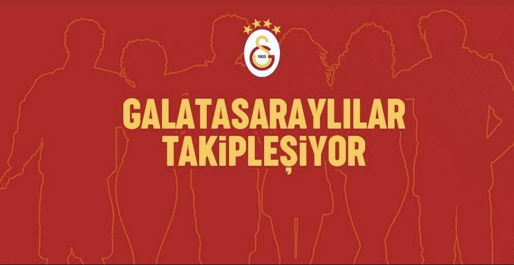 Bu tweeti retweet atalım gt yapalım. Galatasaraylıların gücünü gösterelim!

Beni takip eden herkesi olabildiğince hızlı (en fazla 2 günde) takip ediyorum.
(Beni takip eden kişileri takip etmenizi öneririm. Hızlıca geri takip ediyorlar.)