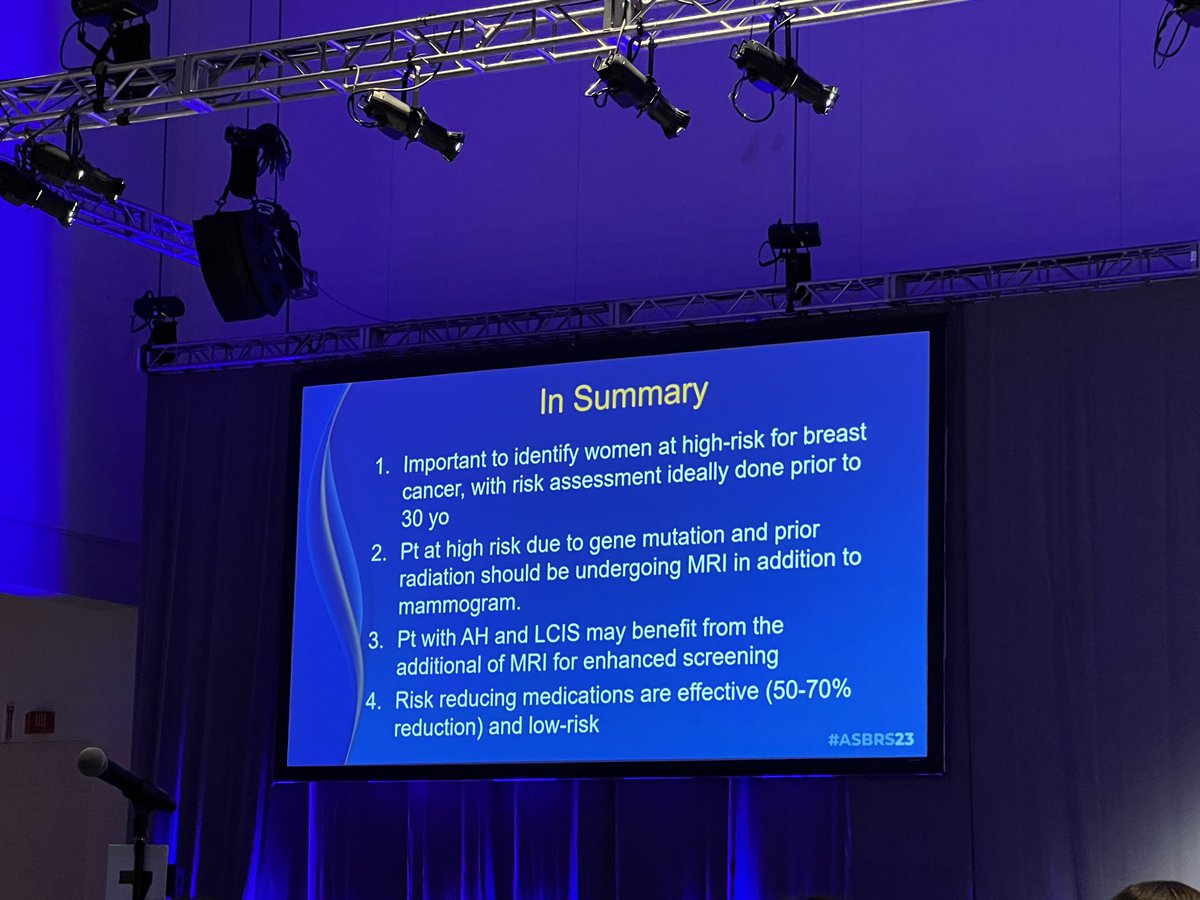 Dr. Christine Klassen <a href="/MayoClinic/">Mayo Clinic</a> discusses identification and management of women at high risk for breast cancer #ASBrS23 <a href="/ASBrS/">ASBrS</a>