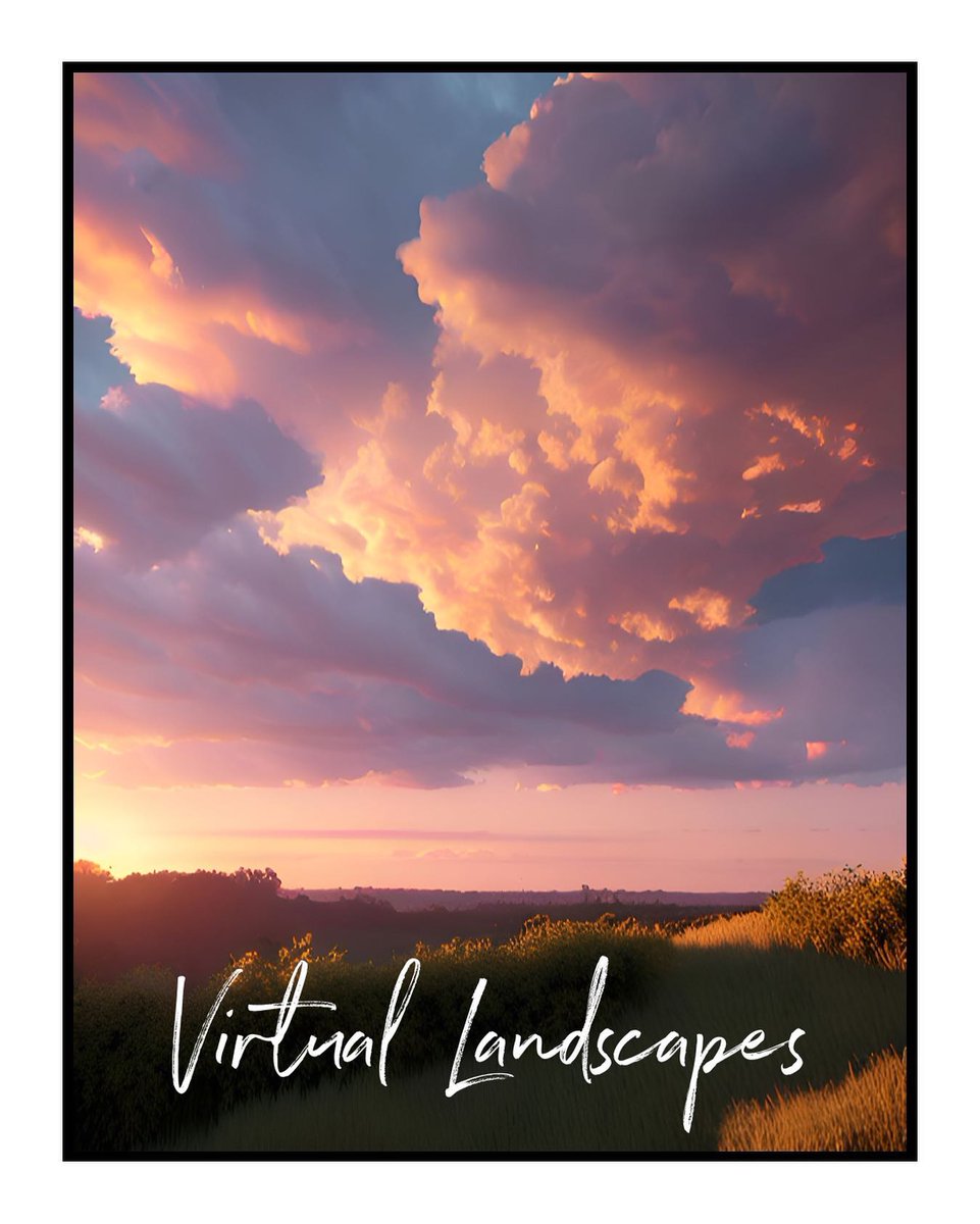 darumaboa's tweet photo. Now open in #Berlin - #Exhibition “#Virtual #Landscapes”
A virtual landscape is a #computer-generated #representation of a #space, either real or imagined, that is created using #digital #technology.

https://t.co/d8X3L5Xc8C https://t.co/QYcdqTTpfI