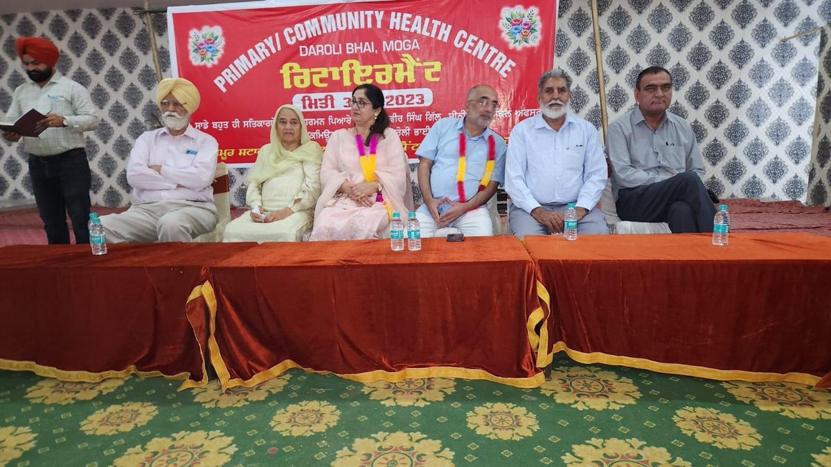 pcmsapunjab's tweet photo. Ideologue n Intelligence Bureau of PCMSA ,fondly called IB sir,Dr. Indervir Gill retires after serving the department for nearly 30 yrs. Master of coining great slogans and an excellent speaker, he was the Organizing Secretary of PCMSA and instrumental in famous NPA agitation. 💐 https://t.co/s2LRNMvGh9