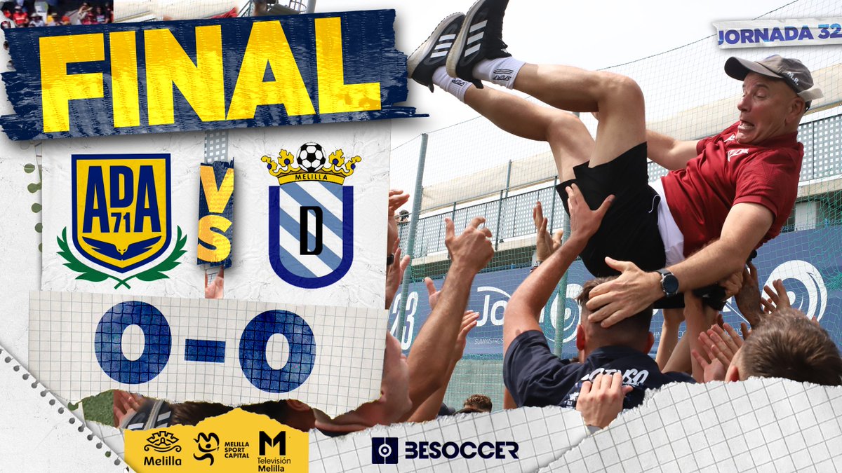 UDMelilla's tweet photo. 📝 𝗖𝗥𝗢́𝗡𝗜𝗖𝗔

La UD Melilla es de Primera RFEF:

@AD_Alcorcon B 0⃣ - 0⃣ @UDMelilla

🏆 2ªRFEF - Gr. V | J32
🏟️ Anexo Est. Santo Domingo

ℹ️ https://t.co/Z8EqA5sgWq https://t.co/XTgLluzXwZ