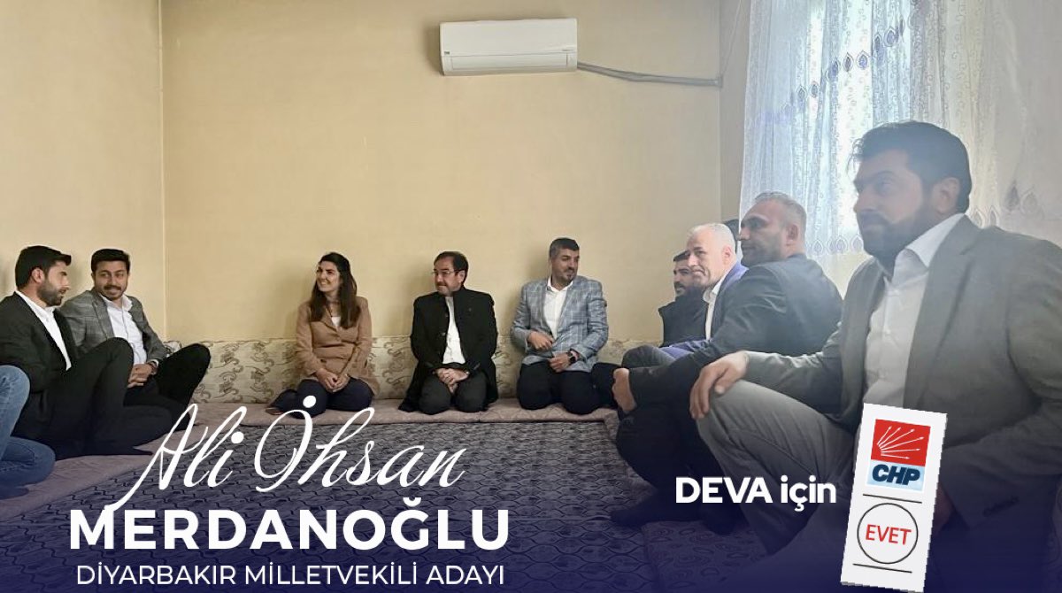 📌#Diyarbakır Millet İttifakı Milletvekilleri adayları olarak saha çalışmalarımız kapsamında bugünkü 5. durağımız olan , Hatipoğlu Köyünü ziyaret ettik.

📍Kayapınar

#DevaİçinCHP 

<a href="/alibabacan/">Ali Babacan</a> <a href="/devapartisi/">DEVA Partisi</a> <a href="/diyarbakirdeva/">Deva Partisi Diyarbakır İl Başkanlığı</a> <a href="/MSTanrikulu/">Sezgin Tanrıkulu</a> <a href="/A_rahmanErgin/">Abdurrahman ERGİN</a> <a href="/ZeynepDenizErk1/">Zeynep Deniz Erk</a>