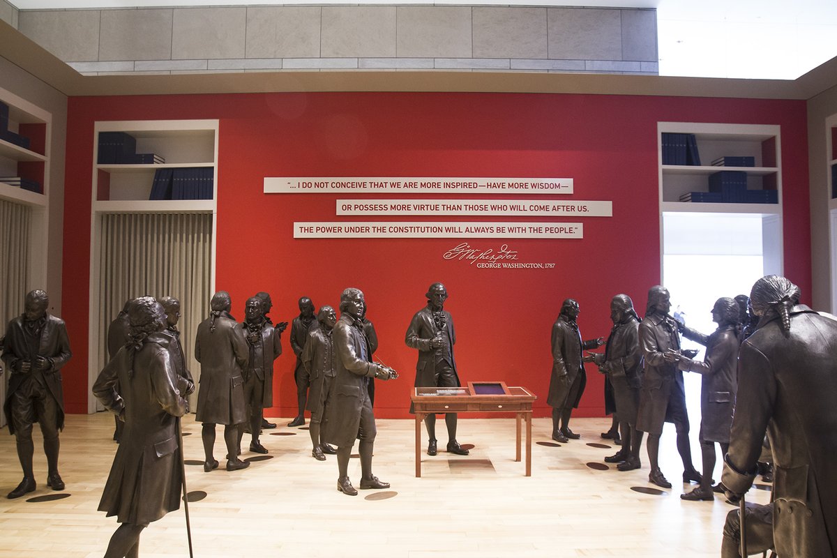 ConstitutionCtr's tweet photo. #OnThisDay in 1993, the World Wide Web launches, making virtual museum tours possible! Explore #SignersHall from home. https://t.co/5NvbRByF2j https://t.co/66dgq87WpK