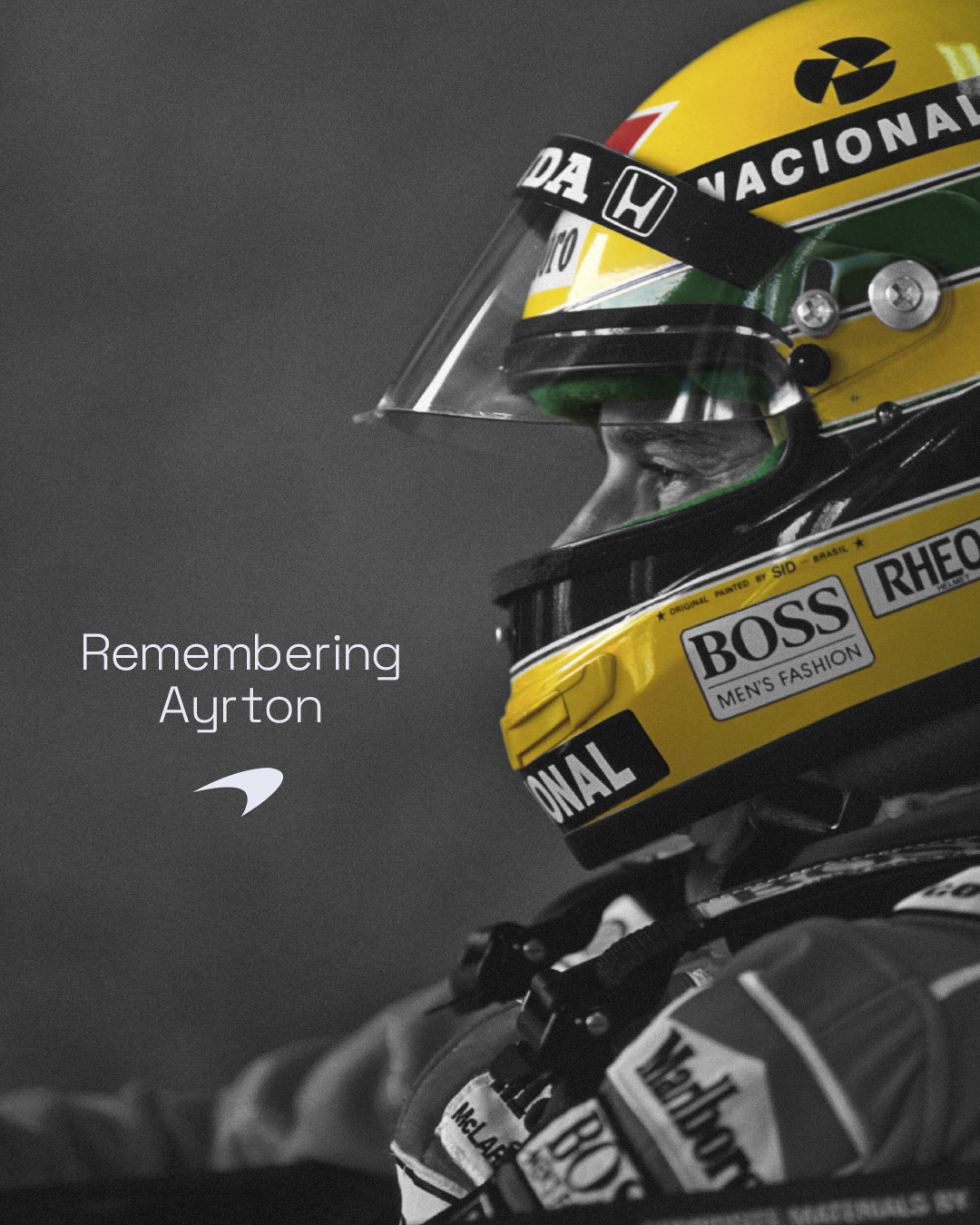 McLaren on X: Remembering Ayrton Senna. ❤️ On the anniversary
