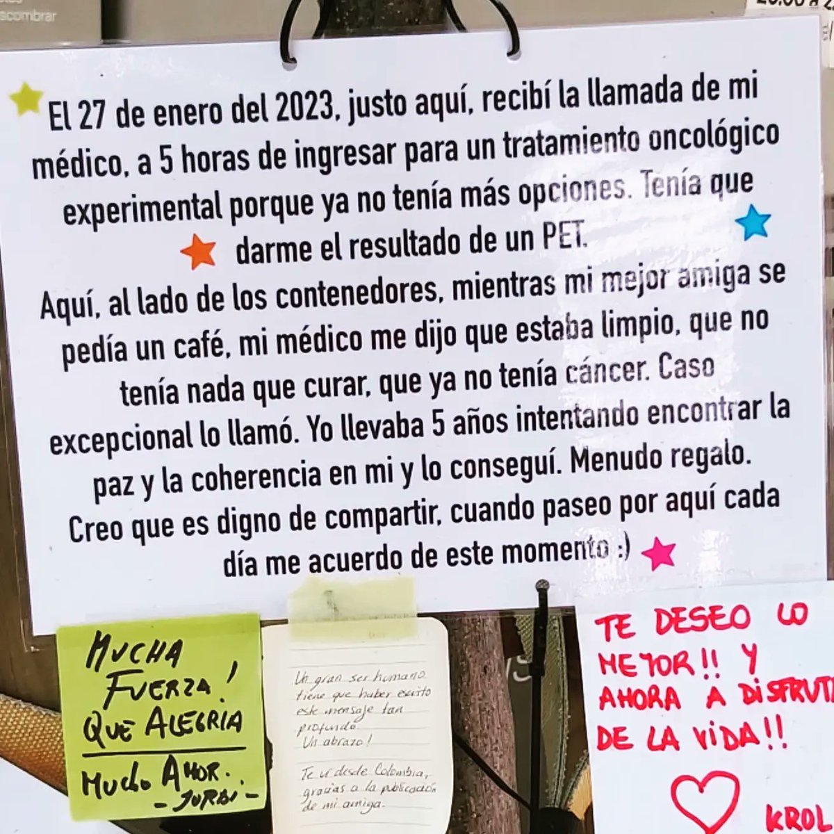 Las calles son diferentes para cada persona. Recuerdos y vivencias construyen la ciudad que recorremos. Importantísimos valores inmateriales a tener en cuenta cuando se trabaja sobre el espacio público.
Visto en el barrio de Sant Antoni, Barcelona.