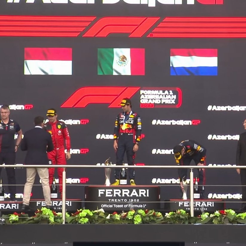 leclercsletters's tweet photo. charles sitting on the first place chair and stepping on the second place on the podium

he really said "i'm getting those points one way or another" https://t.co/wzlcVSCAVA