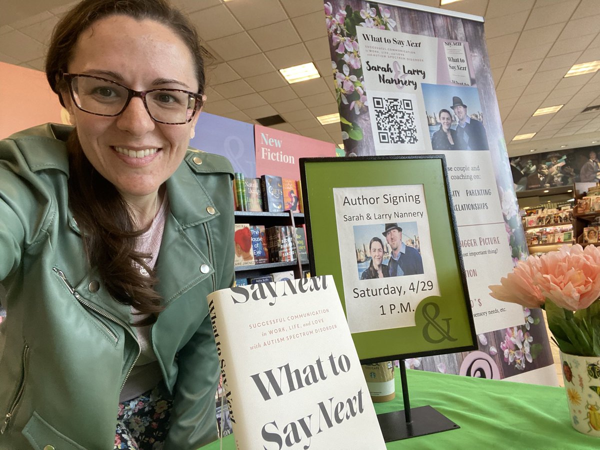 So much fun at the Plymouth Meeting Barnes &amp; Noble yesterday signing books and talking Autism! Thank you for supporting #LocalAuthors &amp; #AutisticVoices ❤️ Truly a dream come true 📚🖋️✨
<a href="/BNPlymouthMtg/">Plymouth Meeting BN</a> <a href="/simonschuster/">Simon & Schuster</a> <a href="/SSEdLib/">S&S EducationLibrary</a> #ActuallyAutistic #AutismAcceptanceMonth <a href="/larrynannery/">Larry Nannery</a>