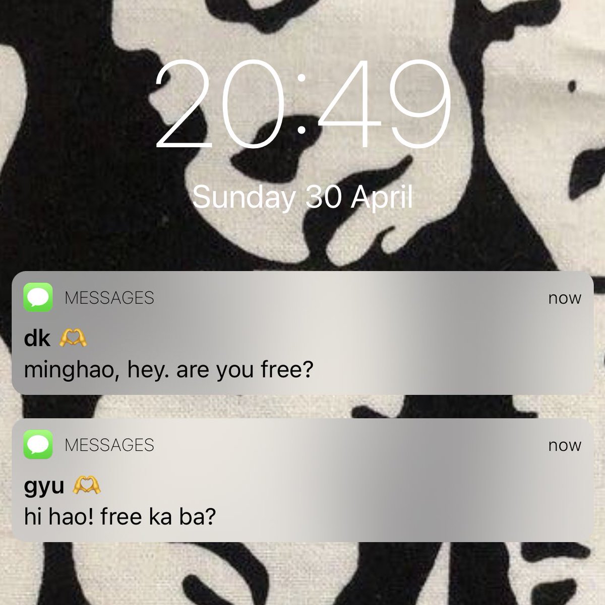userwonchan's tweet photo. # 97z (seokgyuhao) au.
— story on how the two of them likes mh, until he decided to just date both of them. https://t.co/nse85vJsdW